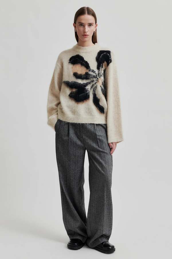 Second Female Botanic Knit O-Neck - Brazilian Sand | Garmentory