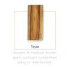 Itza Wood Teak Utensil Holder - Thumbnail 3