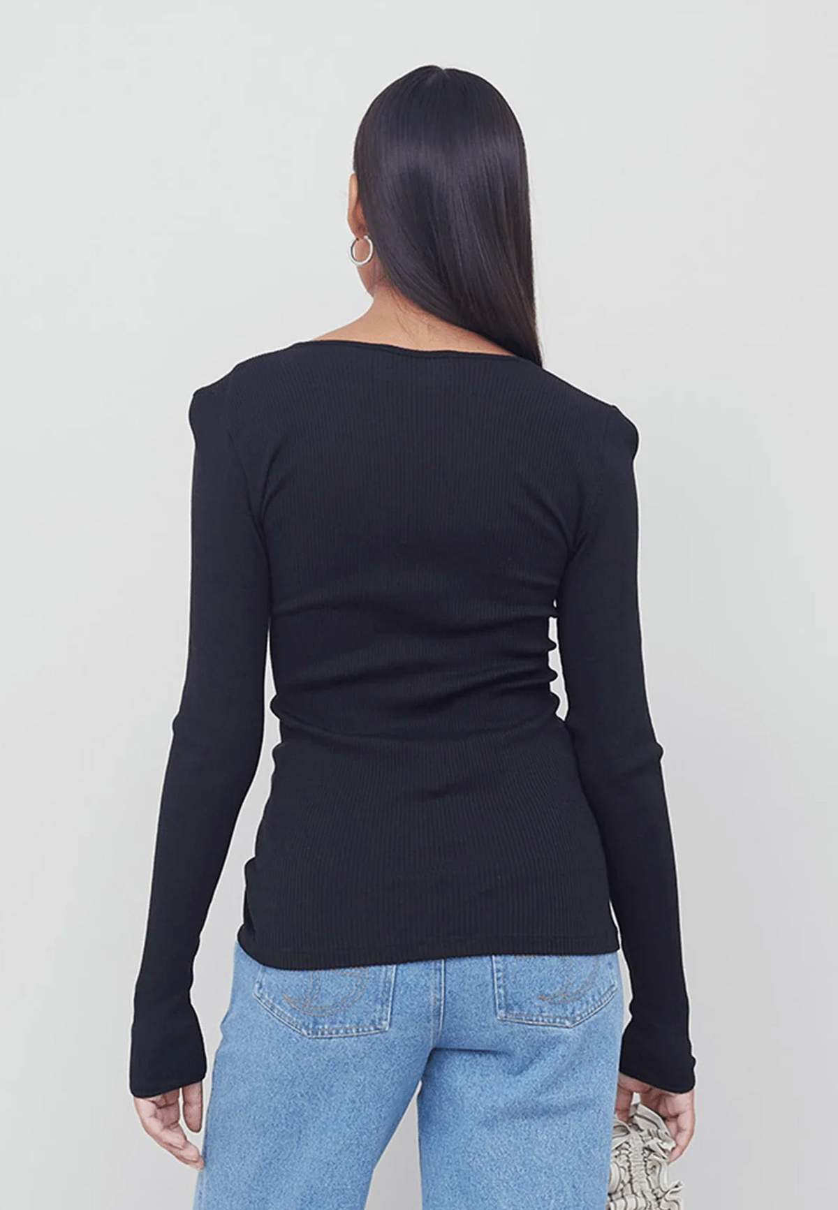 Opera Sport Claire Seamless Cardigan - Black | Garmentory