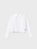 DĀL THE LABEL Cropped Cotton Button Down Shirt - Thumbnail 6
