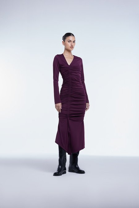 新品未使用　Studio Doe Modal Asymmetric Dress Studio Doe - 莫代爾不對稱彎月洋裝2.0 | Studio Doe
