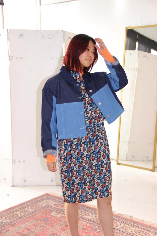 Eve Gravel HOUSTON denim jacket - Light denim/Dark Denim/Midnight