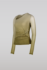 SAEMDI Arla Mesh Top - Green - Thumbnail 3