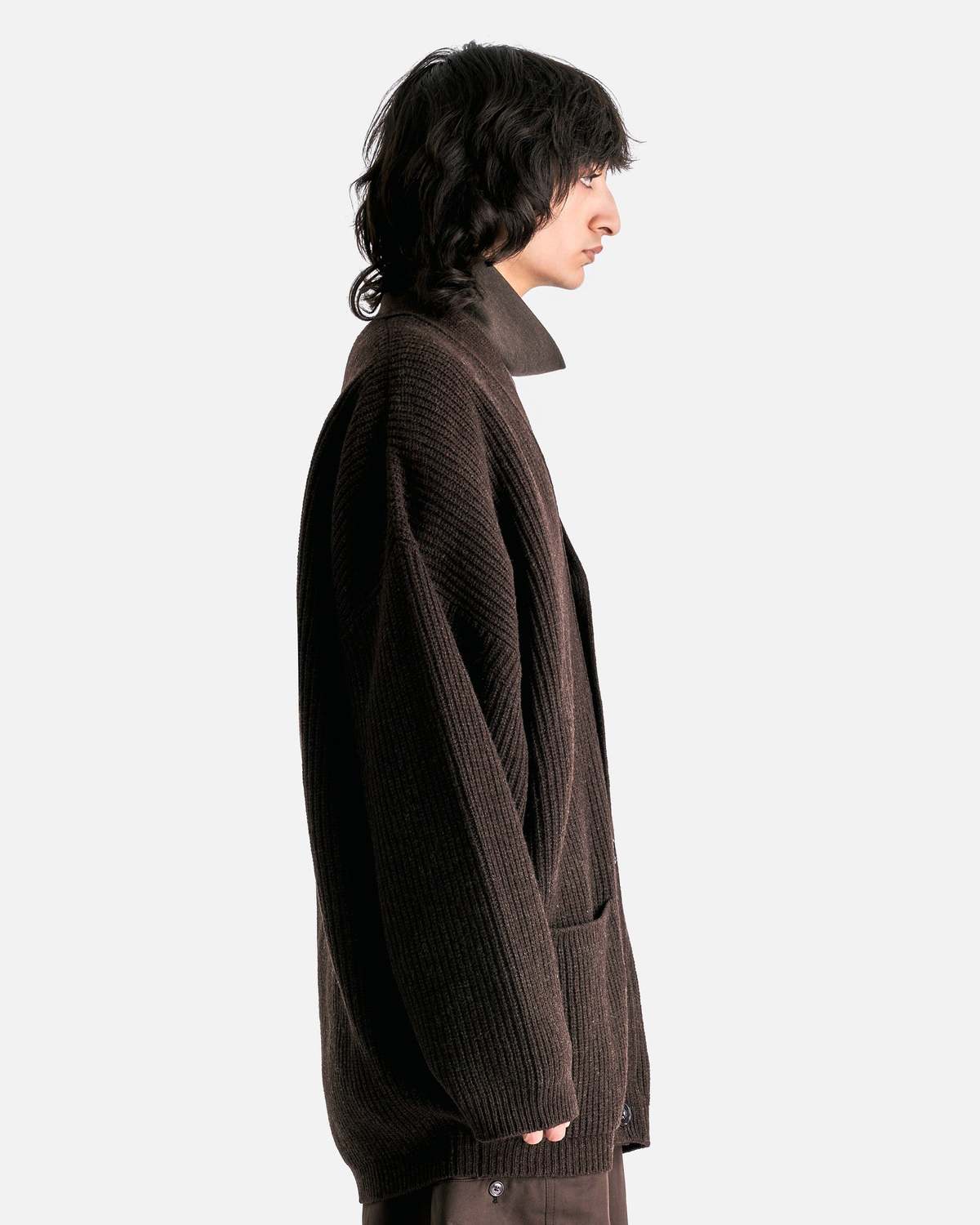 LEMAIRE ルメール FELTED CARDI COAT カーディガン Lemaire Felted Cardi Coat Midnight Navy Melange – Neighbour
