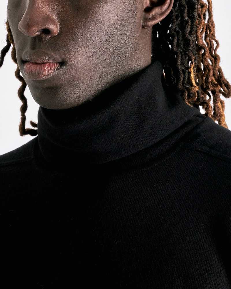 Rick Owens Moncler Knitted Surf T - Black | Garmentory