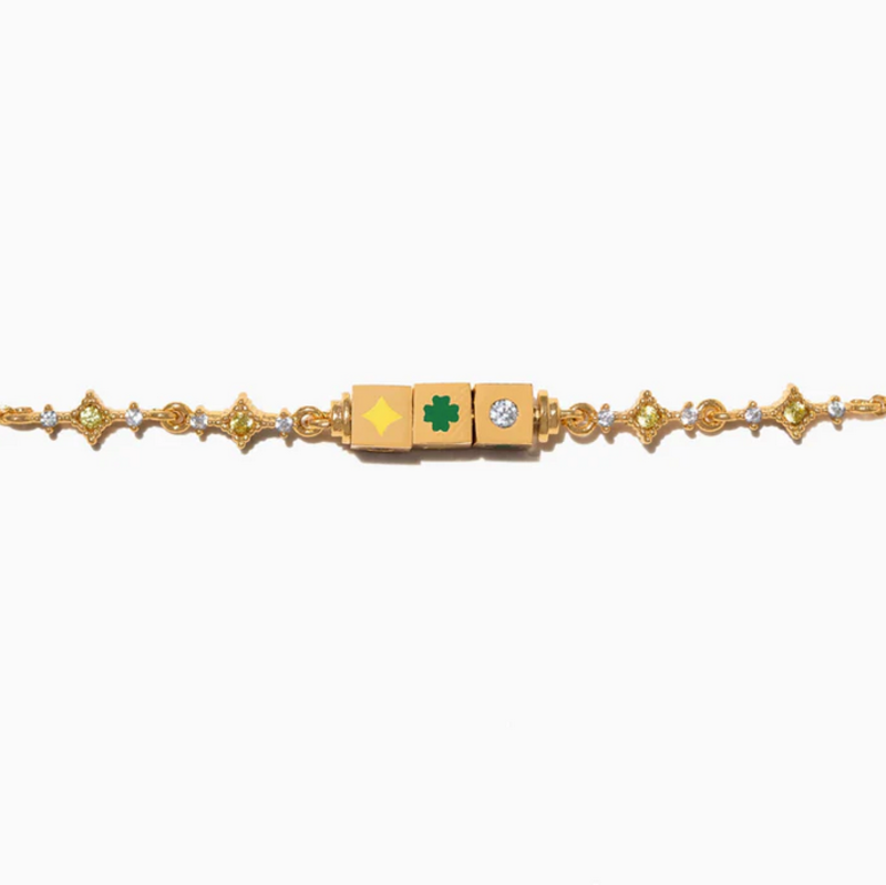 Girls Crew Jewelry Hit The Jackpot Bracelet - Gold