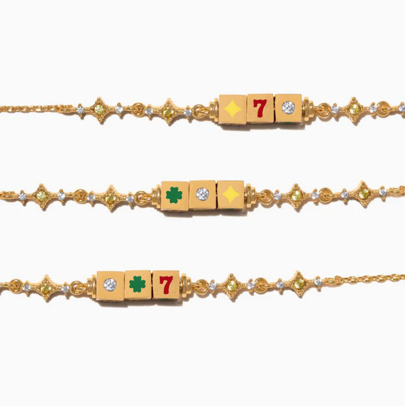 Girls Crew Jewelry Hit The Jackpot Bracelet - Gold