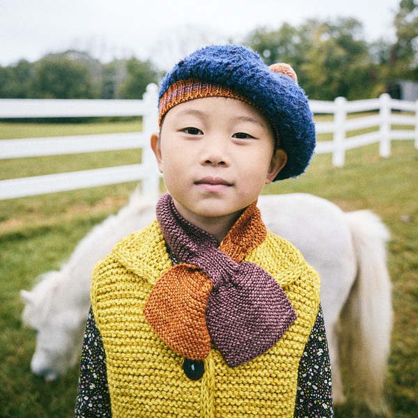 Misha & Puff Child Toboggan Scarf Fox Brown | Garmentory