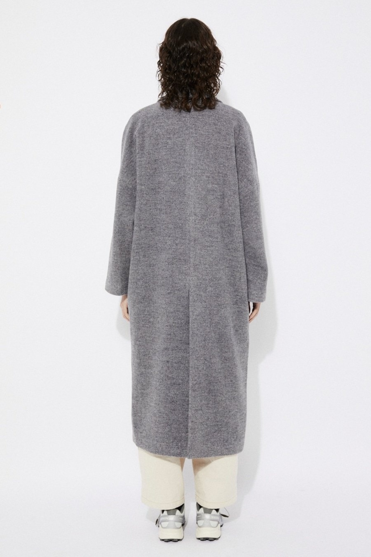 Setut Rita Row Setut Wool Coat - Grey Melange | Garmentory