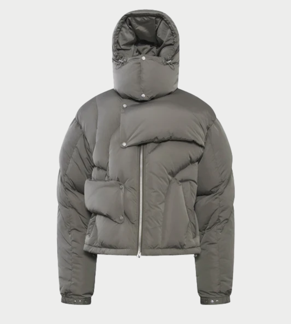 Heliot Emil Sociality Down Jacket - Khaki