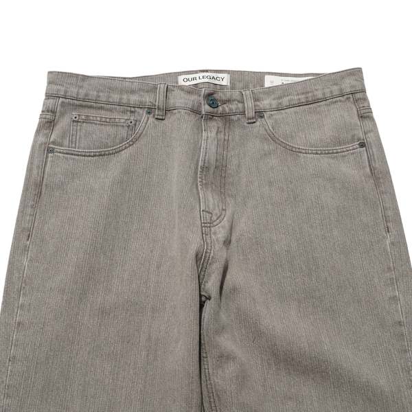 Our Legacy THIRD CUT jeans - CONCRETE CHAIN TWILL | Garmentory
