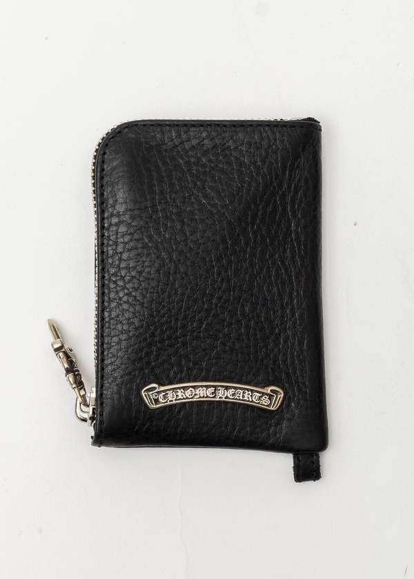Chrome Hearts Black Patch Small Zip Wallet | Garmentory