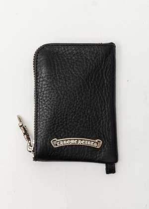 新品　Chrome Hearts Square Zipville Wallet Chrome Hearts Sq Zip Bill Square Leather Wallet