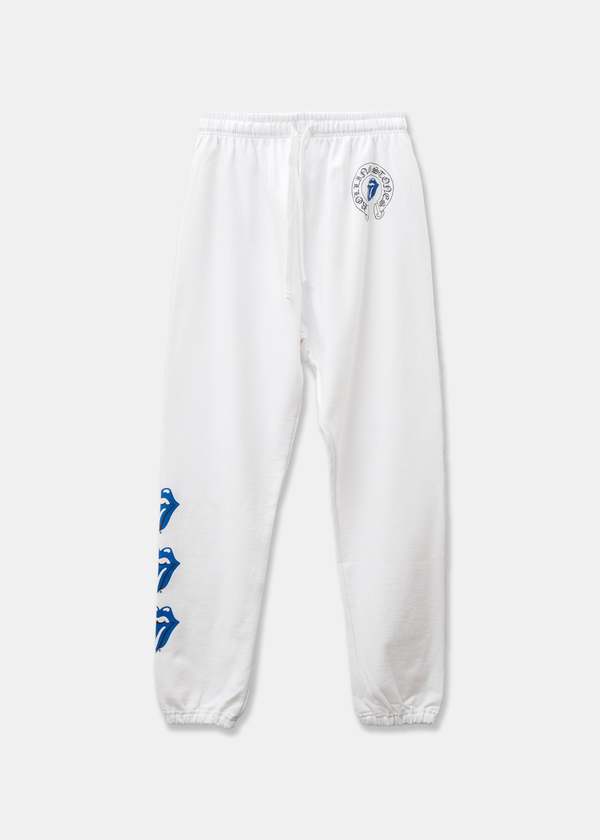 Chrome Hearts x Rolling Stone Lips+Tongue Sweatpants - White/Blue