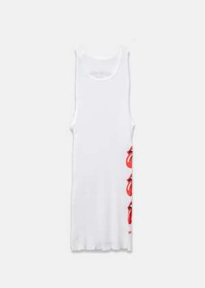Chrome Hearts x Rolling Stones Lips + Tongue Tank Top - White/Red