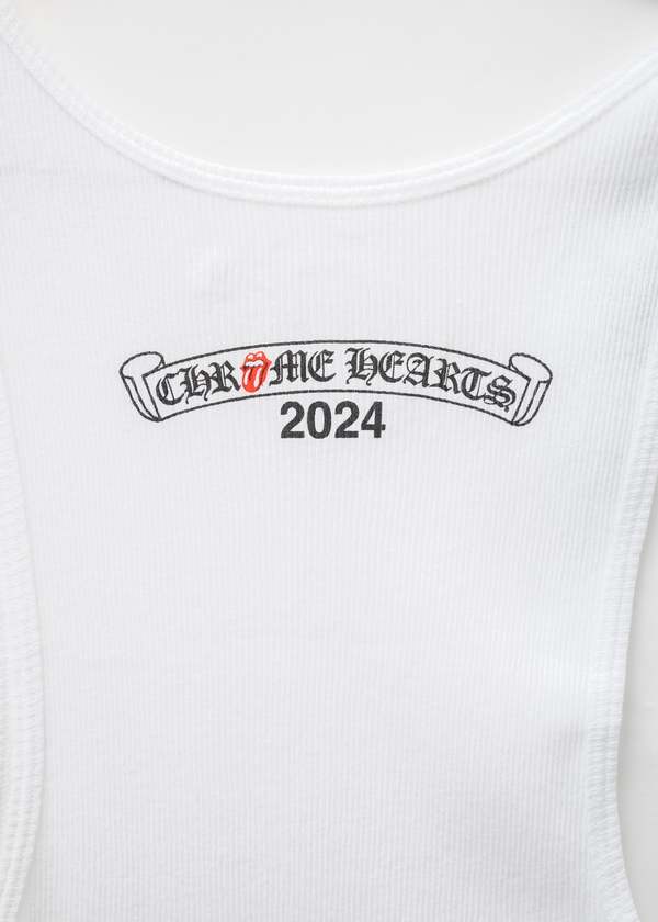 CHROME HEARTS×ROLLING STONESリップタンタンクトップ CHROME HEARTS×ROLLING STONESリップタンタンクトップ