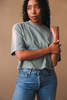 MAISON MARKOSIAN Brushstroke Tee - Sage/Sand - Thumbnail 4