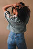 MAISON MARKOSIAN Brushstroke Tee - Sage/Sand - Thumbnail 5