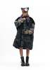 Kidill Faux-Fur Studs Coat - Black Multi - Thumbnail 10