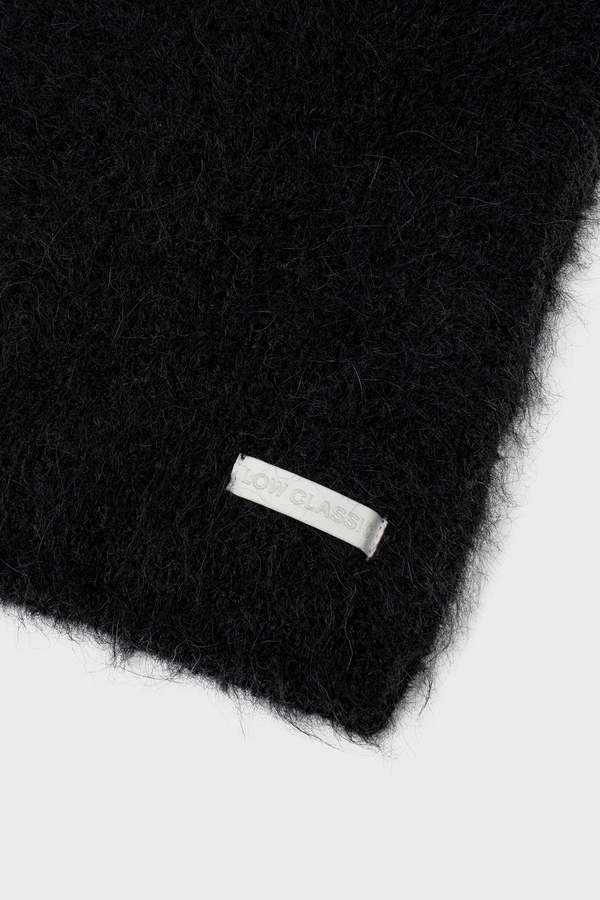 ● LOW CLASSIC ● SOFT ALPACA MUFFLER LOW CLASSIC Soft Alpaca Muffler - Black | Garmentory