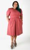 Birds of North America Crag Martin Dress - Rosewood - Thumbnail 7