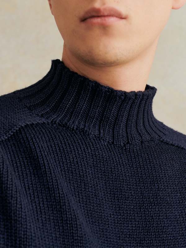 De Bonne Facture Countryside Sweater - Navy | Garmentory