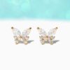 Girls Crew Jewelry Butterfly Studs - Thumbnail 1
