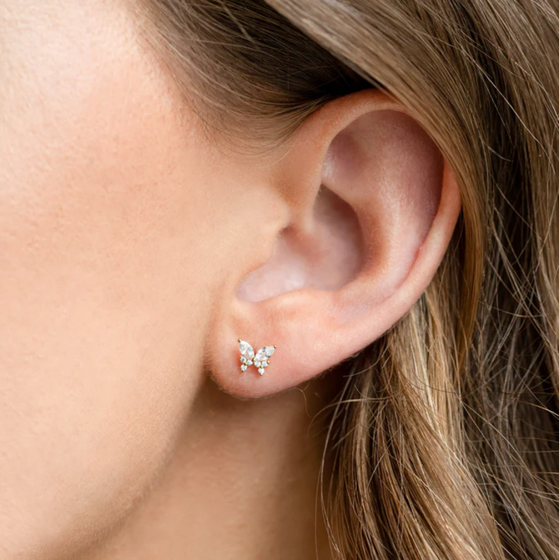 Girls Crew Jewelry Butterfly Studs Girls Crew Jewelry Butterfly Studs