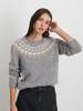 Alex Mill Jaime Fair Isle Sweater - Grey - Thumbnail 2