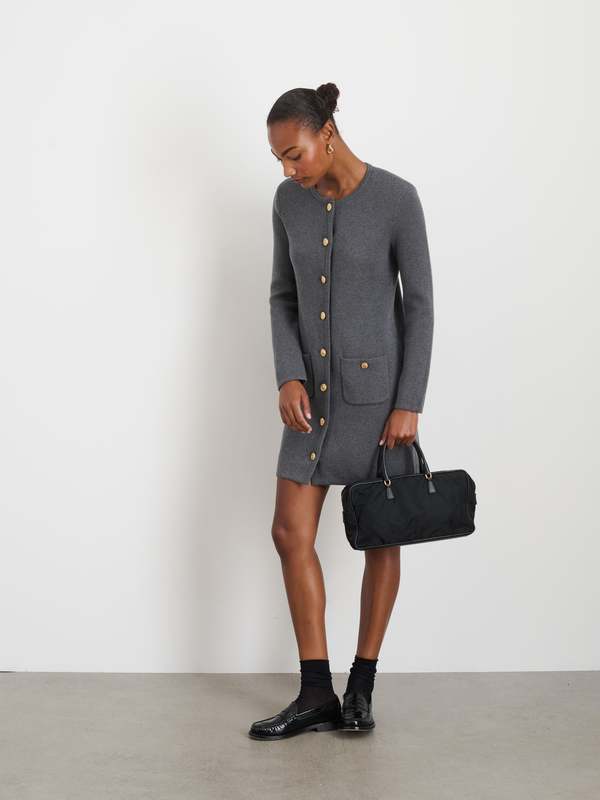 Alex Mill Paris Sweater Dress - Grey | Garmentory Alex Mill Paris Sweater Dress - Grey | Garmentory
