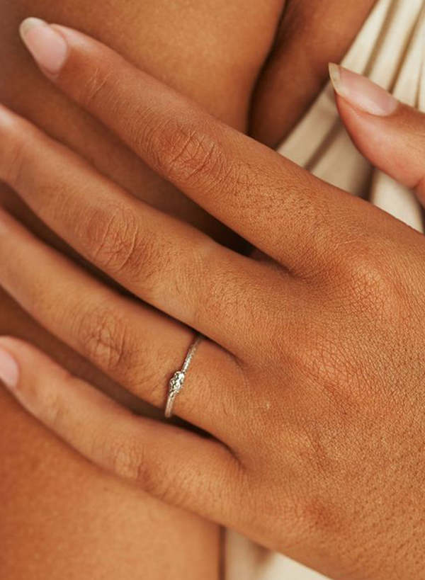 Carina Hardy LP Oroboro Ring - Silver