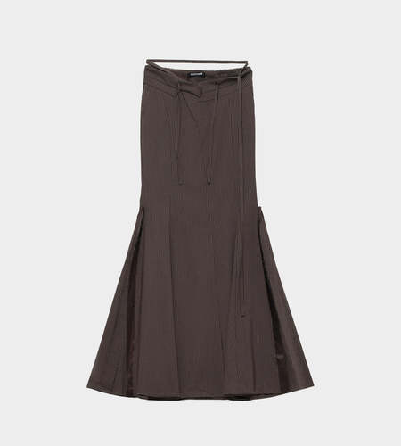 Ottolinger Pinstripe Mermaid Suit Skirt | Garmentory