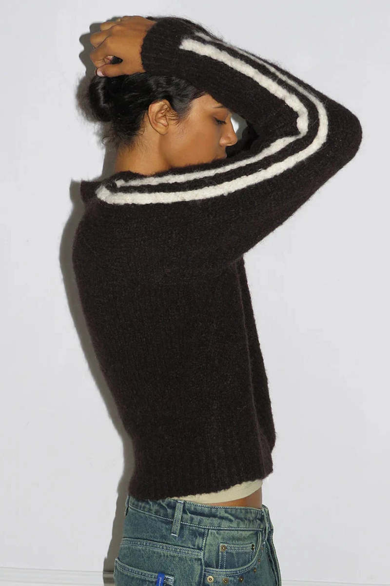 Paloma Wool Grand Slam Zip Cardigan - Brown | Garmentory