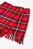 Carleen Fringe Plaid Wrap Mini - Red - Thumbnail 2