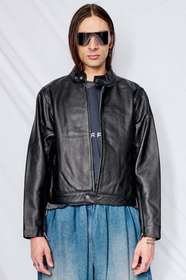 DEADWOOD Velar Leather Jacket - Black | Garmentory