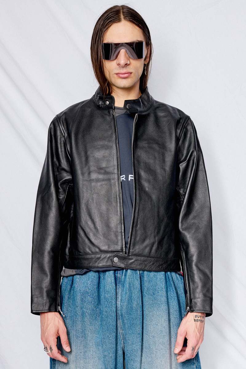 DEADWOOD Velar Leather Jacket - Black | Garmentory