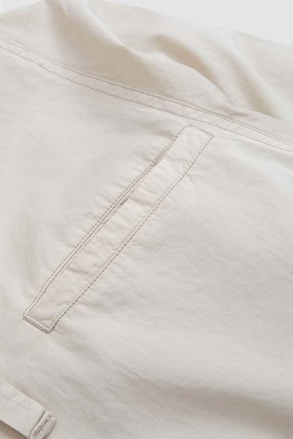 Lemaire Funnel Neck Vareuse Sweater - Creamy White | Garmentory