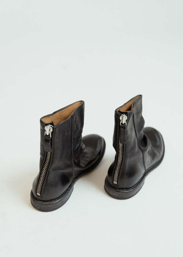 MOMA Black Minsk Leather Boot - Black | Garmentory