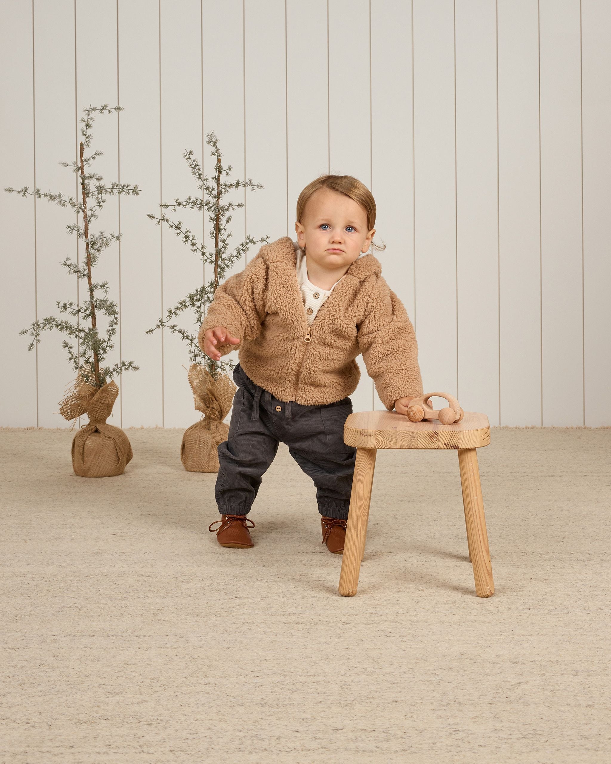 Quincy Mae Bear Jacket - Antique