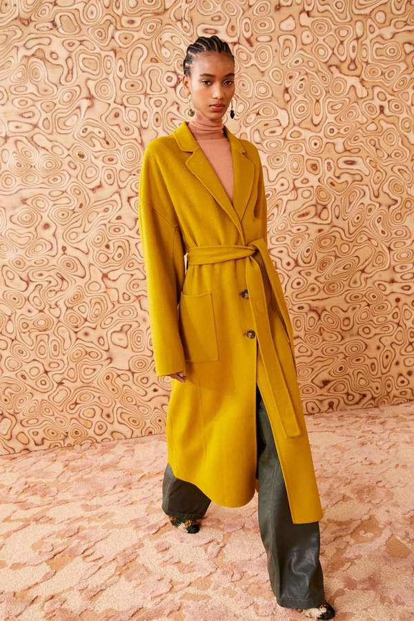 Ulla Johnson Harlow Coat - Turmeric | Garmentory