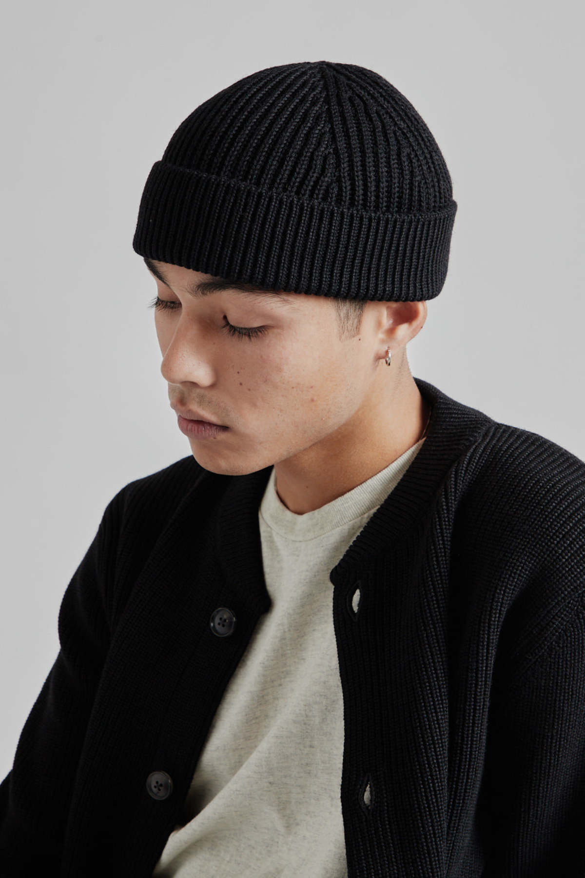 帽子 ANDERSEN-ANDERSEN BEANIE SHORT BLACK Andersen-Andersen Short Beanie - Black | Garmentory