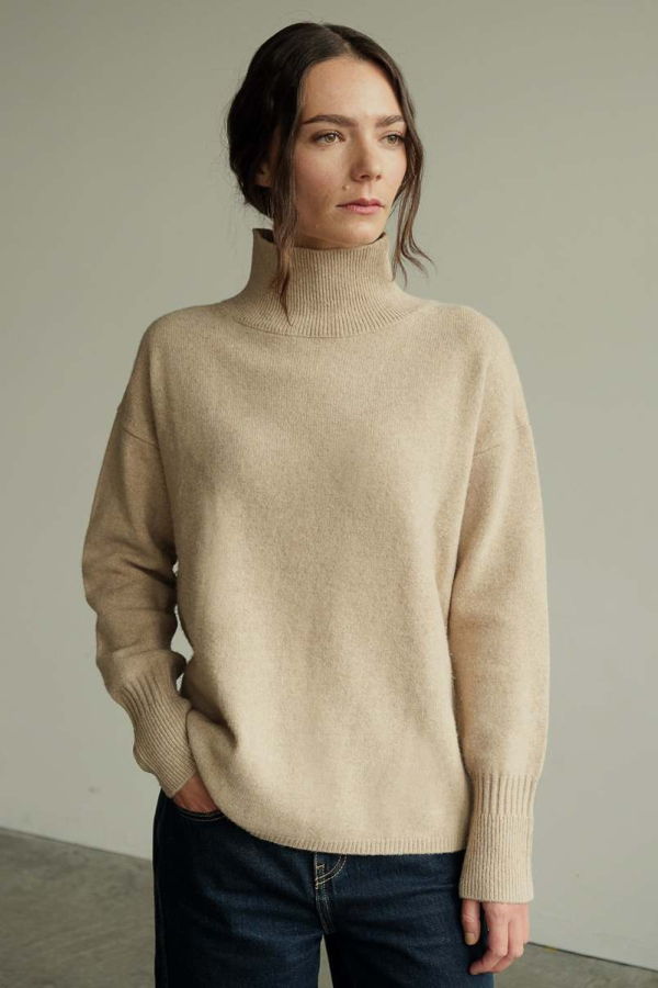 Tercette No.6 Turtleneck Sweater - Sand