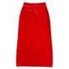 Ali Golden Thick Knit Pencil Midi Skirt - Poppy - Thumbnail 1