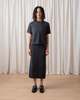 Ali Golden Thick Knit T-shirt - Charcoal - Thumbnail 2