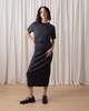 Ali Golden Thick Knit T-shirt - Charcoal - Thumbnail 3
