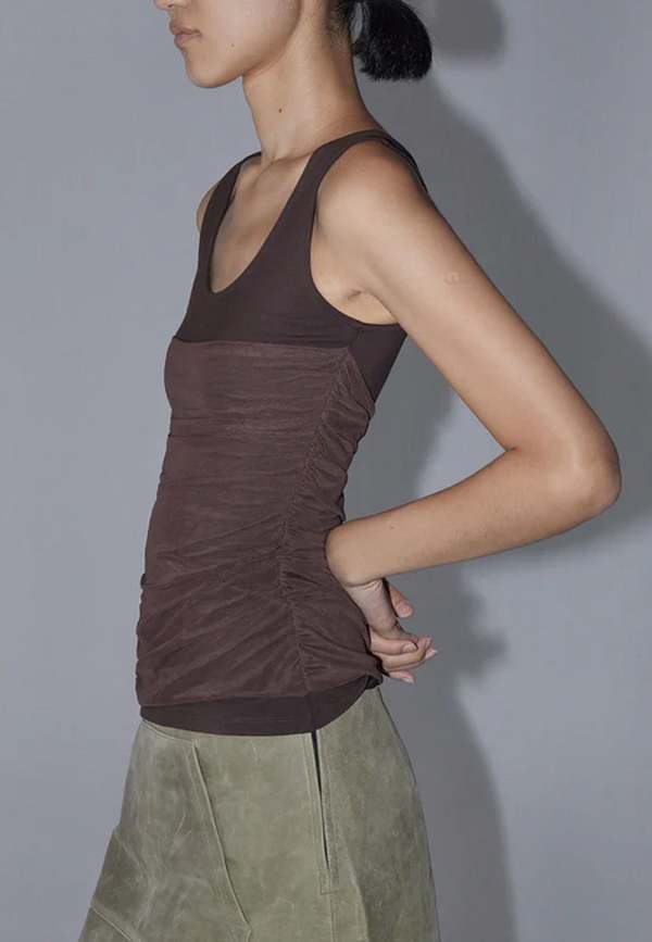 Paloma Wool Vichyl Top - Brown | Garmentory