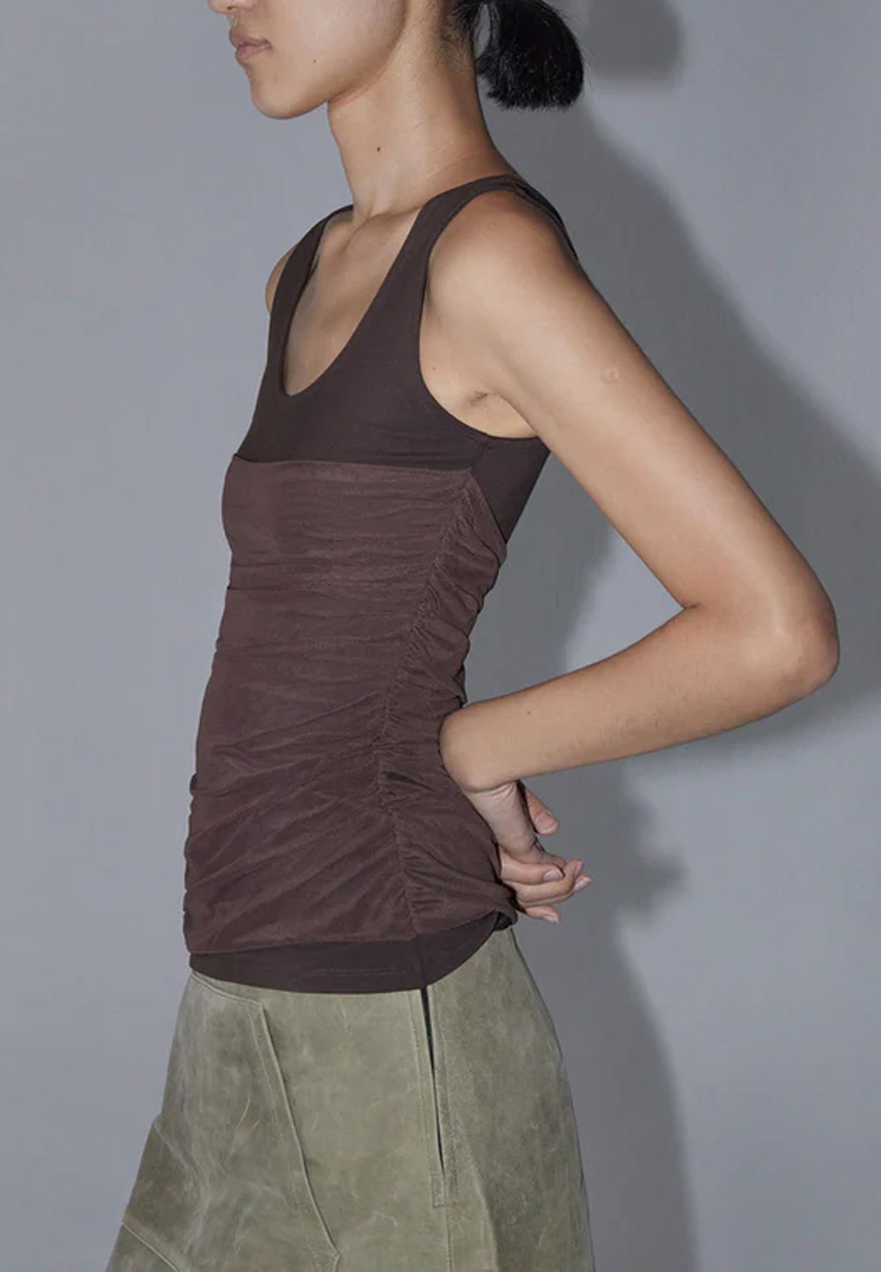 Paloma Wool Vichyl Top - Brown | Garmentory