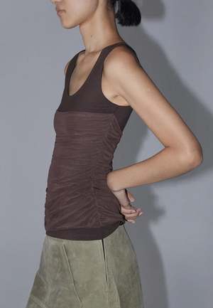 Paloma Wool Vichyl Top - Brown | Garmentory