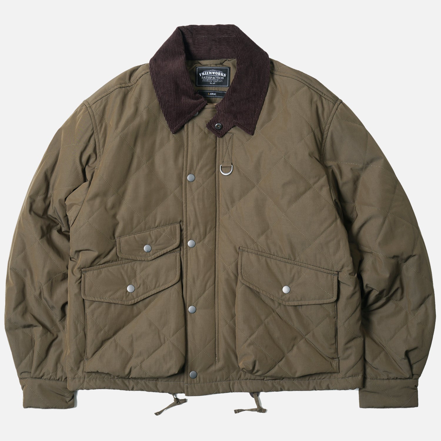 FrizmWorks Quilted Heritage Hunting Jacket - Olive | Garmentory