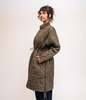 TAION Flyfront Long Down Jacket - Olive Military - Thumbnail 4
